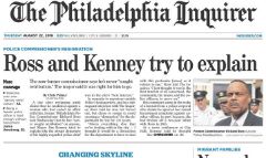 The Philadelphia Inquirer newspaper front page