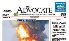 The Advocate newspaper front page