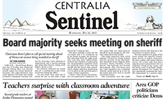 centralia sentinel newspaper centralia il centralia sentinel newspaper centralia il