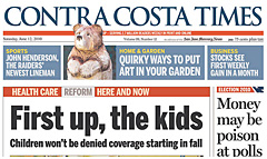 Contra costa times delivery job