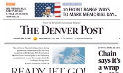 Denver Post newspaper front page