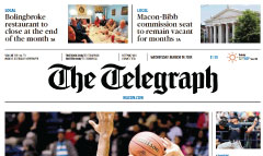 The Telegraph newspaper front page