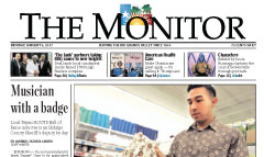 The McAllen Monitor newspaper front page