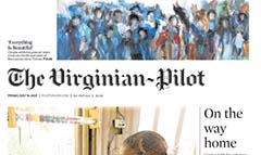 The Virginian-Pilot newspaper front page